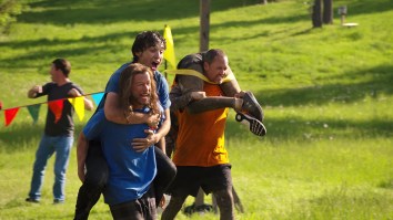 Have You Ever Wanted To See Your Dad Kick Your Friend’s Dad’s Ass? Because That’s What Happen In Netflix’s ‘Father Of The Year’ With David Spade And Nat Faxon…