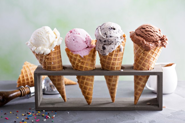 ice cream cones