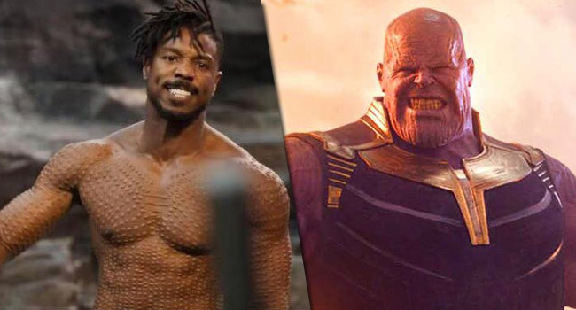 Killmonger Thanos Fight Michael Jordan