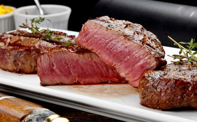 medium rare steak