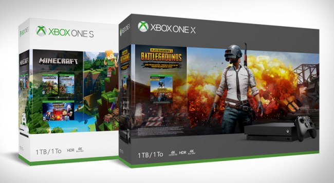 New Xbox One Bundles PUBG Minecraft