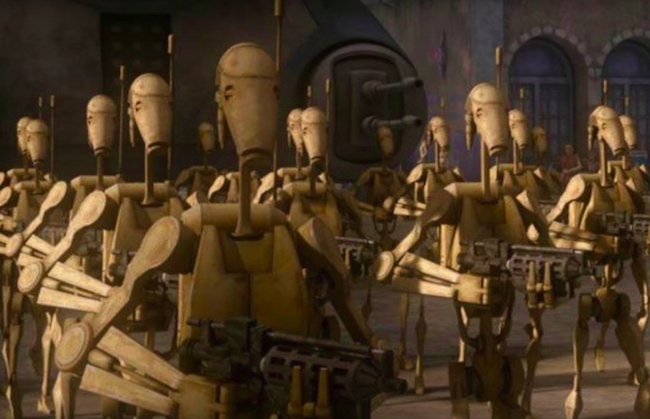 star wars battle droids