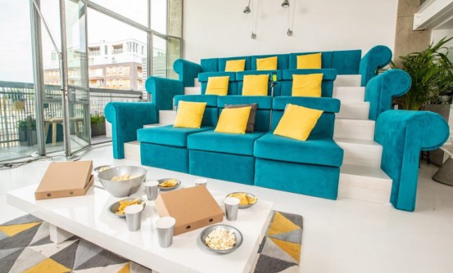 triple decker three story sofa couch