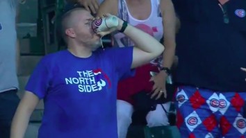 A Foul Ball Landed In A Cubs Fan’s Beer Cup And He Chugged It Like An Absolute Pro