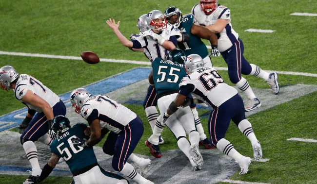Eagles Fan Tom Brady Strip Sack Tattoo