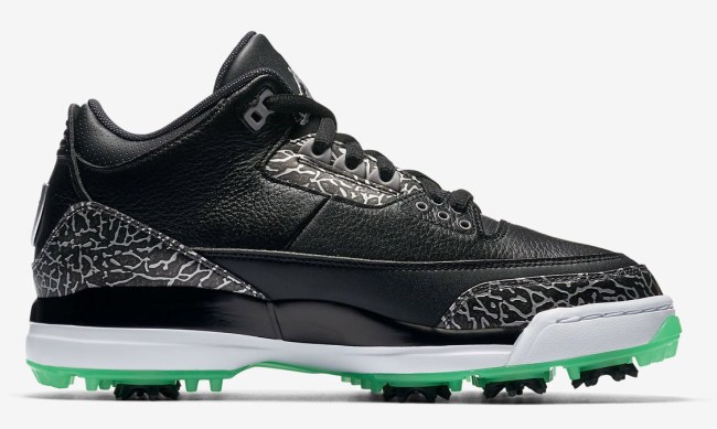 Jordan 3 Golf Shoe Green Glow