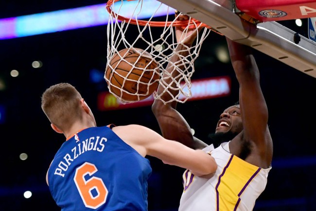 knicks fan ebay auction lakers
