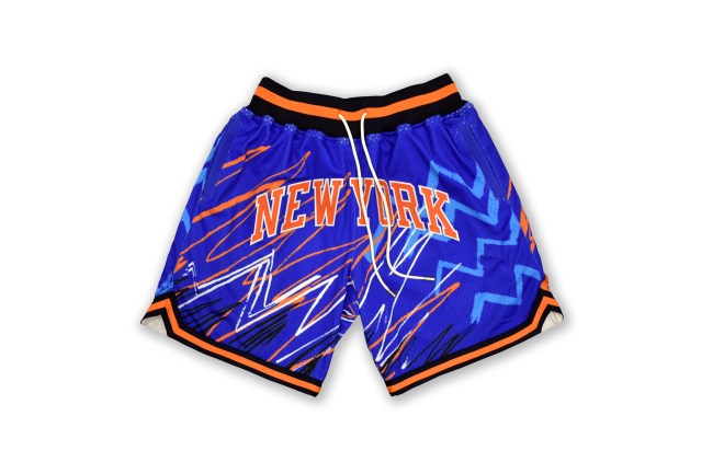nba jam knicks shorts