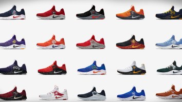 Nike Is Adding 22 NCAA Football Team Colorways To Their Free TR8 Training Shoe Collection