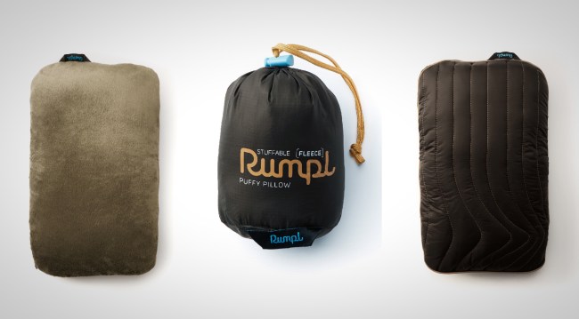 Rumple Fleece Travel Pillow Packable