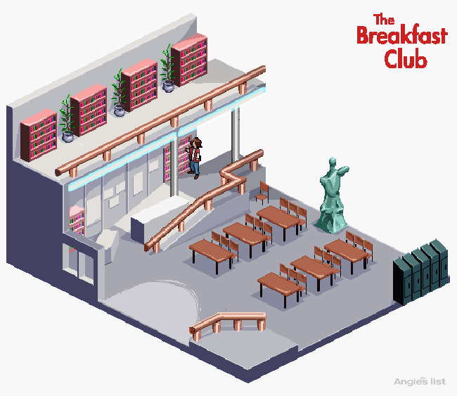 GIFs Floor Plans Classic 80s Movies