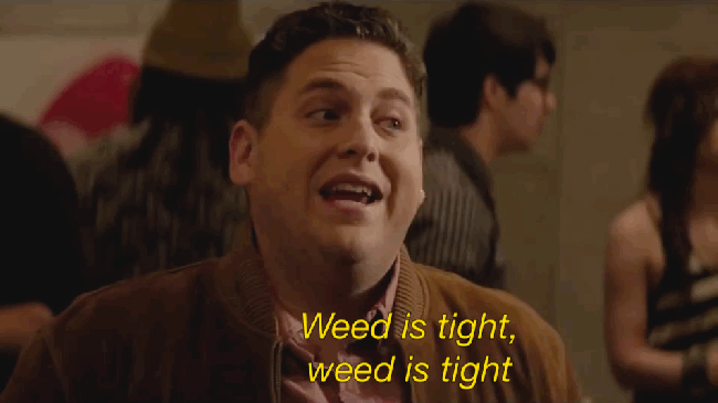 smoking marijuana ages brain