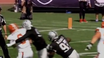 Roughing The Passer Penalty Strikes Again After Raiders’ Arden Key Gets Penalized For Barely Touching Baker Mayfield