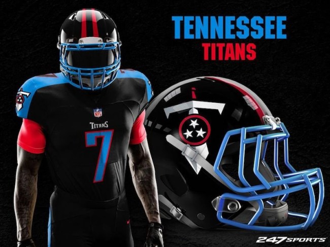Blackout Uniforms For Every NFL Team
