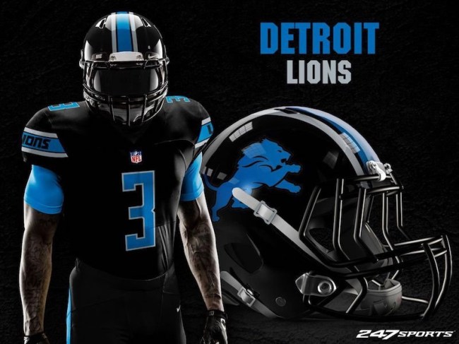Blackout Uniforms For Every NFL Team