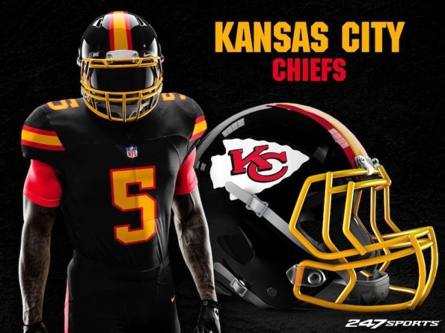 Blackout Uniforms For Every NFL Team