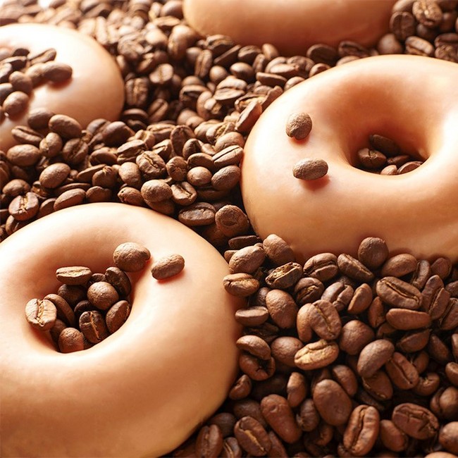 Free Krispy Kreme Coffee Glazed Doughnut