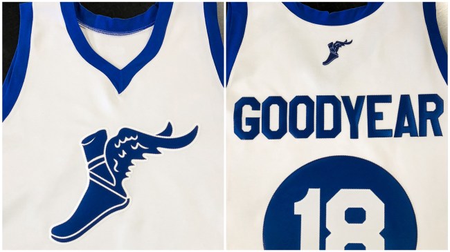 akron wingfoots throwback jersey