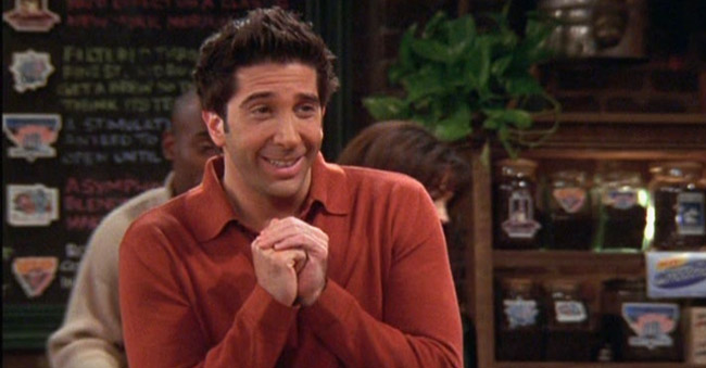 David Schwimmer Response Lookalike Stealing Beer