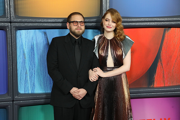 NEW YORK, NY - SEPTEMBER 20: Jonah Hill and Emma Stone attend the Season One premiere of Netflix's "Maniac" at Center 415 on September 20, 2018 in New York City. (Photo by Taylor Hill/FilmMagic)