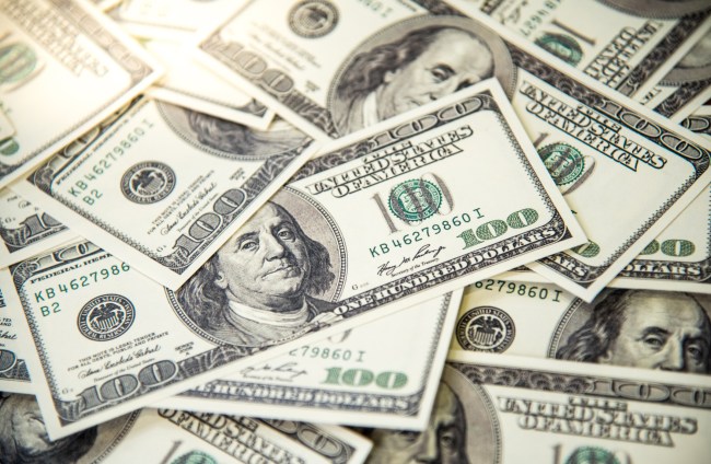 pile of money