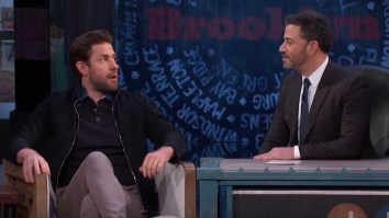 John Krasinski Walks Jimmy Kimmel Down Their ‘Prank Wars’ Memory Lane Then Pranks Him Again