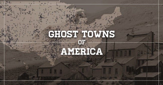Map All Ghost Towns In America