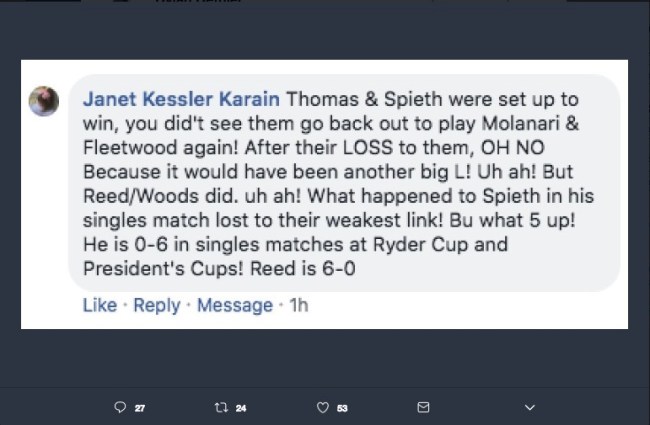 Patrick Reed Mother In Law