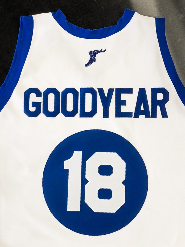 akron wingfoots throwback jersey