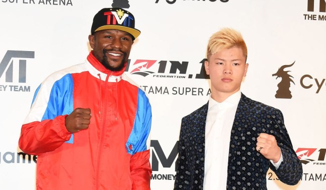 50 Cent Mocks Mayweather Backing Out Fight Kickboxer