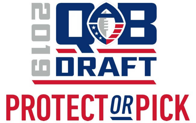 Alliance of American Football Protect or Pick quarterback draft