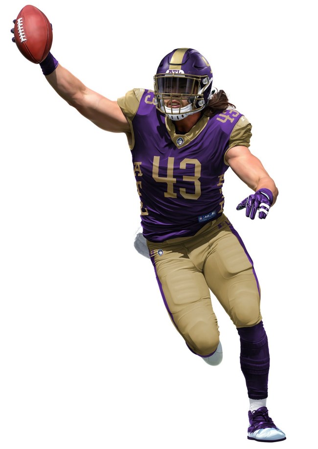 Alliance of American Football uniforms
