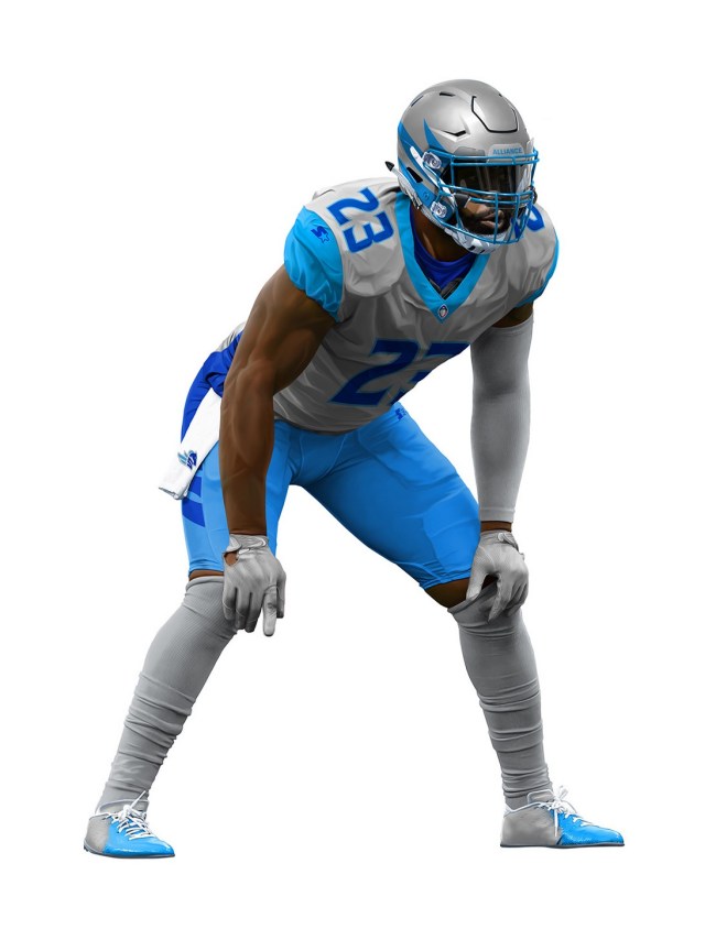 Alliance of American Football uniforms