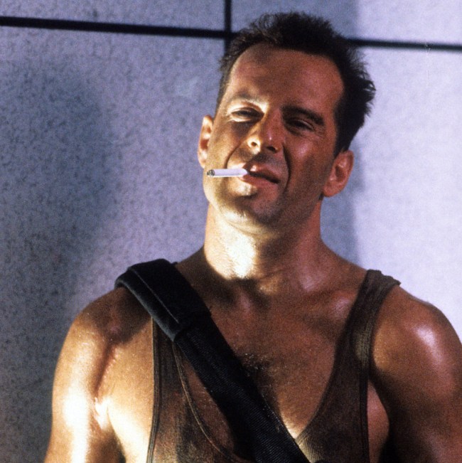 Die Hard Director Bruce Willis Roof Jump