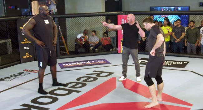 Forrest Griffin Octagon Big Chicken Shaq