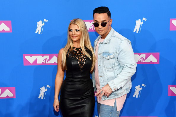NEW YORK, NY - AUGUST 20: Lauren Pesce and Mike ?The Situation? Sorrentino attend the 2018 MTV Video Music Awards at Radio City Music Hall on August 20, 2018 in New York City. (Photo by Nicholas Hunt/Getty Images for MTV)