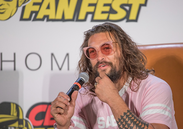 SAN ANTONIO, TX - NOVEMBER 10: Actor Jason Momoa attends "Aquaman Live" during Celebrity Fan Fest at the JW Marriott San Antonio on November 10, 2018 in San Antonio, Texas. (Photo by Rick Kern/WireImage)