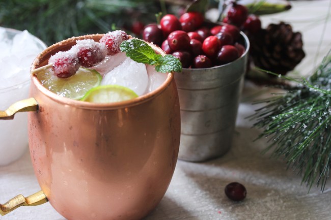 Cranberry Moscow Mule