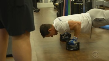 James Corden Joined Mark Wahlberg For His Insane 4AM Workout Session, It Didn’t Go Well For Him