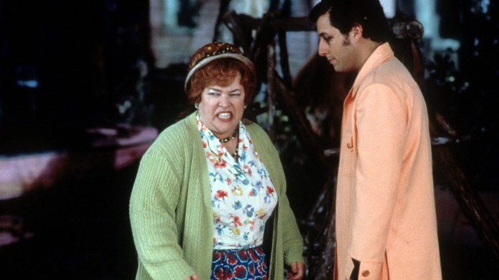 Kathy Bates and Adam Sandler in The Waterboy