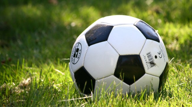 Soccer Dad Pushes Son Block Goal