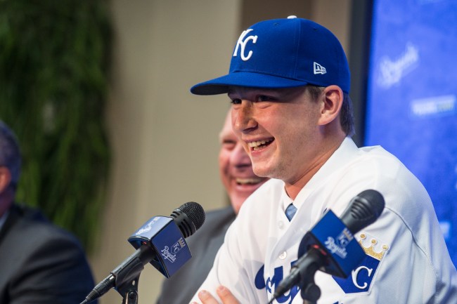 Royals pitcher Brady Singer