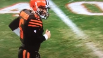 Baker Mayfield Gets Petty And Stares Down Former Coach Hue Jackson On The Sideline At The End Of Bengals-Browns Game