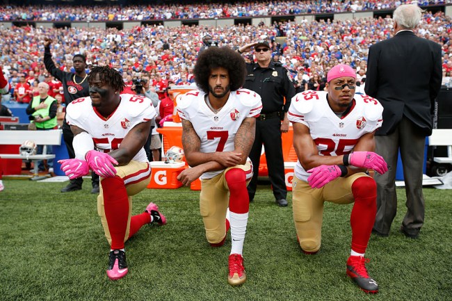 colin kaepernick kneeling