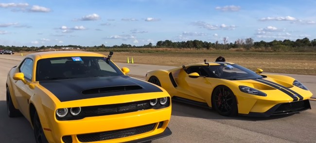 ford_gt_dodge_demon_drag_race