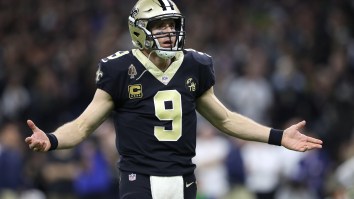 Wait, Did The Refs Screw The Saints On That Drew Brees Interception In OT, Too? Sure Looks Like It
