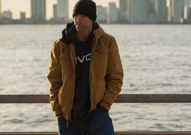 rvca hooded bomber jacket