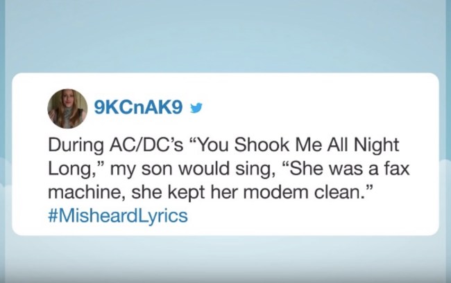 best misheard lyrics hashtag roundup twitter jokes