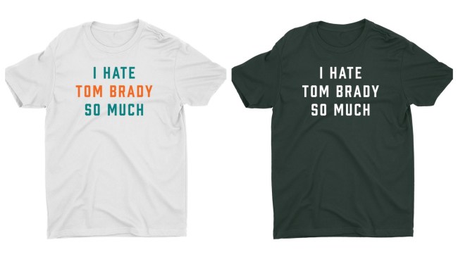 I hate tom brady t-shirt