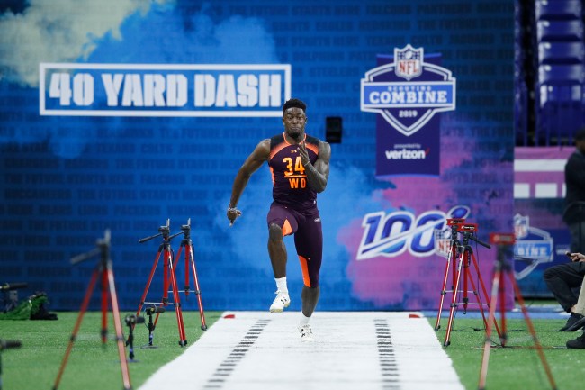DK Metcalf is crushing the combine 